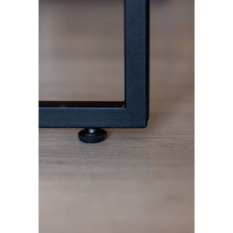 Стол BRABIX &quot;SMART CD-019&quot;, 1180х600х770 мм, ЛОФТ, металл/ЛДСП бунратти, каркас черный, 641948