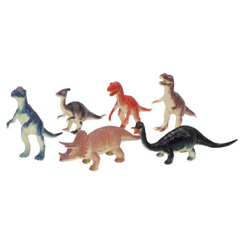 Набор фигурок &quot;В мире животных&quot;, &quot;Динозавры&quot;, 6 шт., 10 см, 1TOY, Т50484
