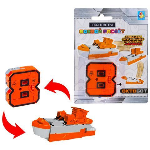 Игрушка-трансформер Трансботы &quot;Боевой расчет&quot;, ассорти, дисплей, 1TOY, Т10379
