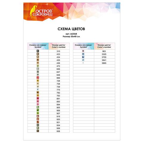 Картина стразами (алмазная мозаика) 30х40 см, ОСТРОВ СОКРОВИЩ &quot;Цветущий сад&quot;, без подрамника, 662568