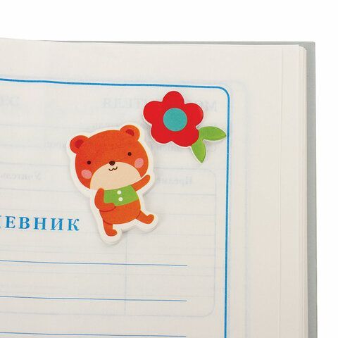 Наклейки из EVA &quot;Зверушки&quot;, 24 штуки, ассорти, ЮНЛАНДИЯ, 662686