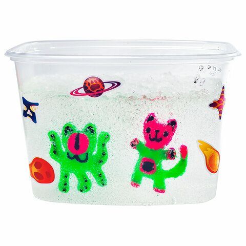 Набор для создания фигурок из цветного геля MEDIUM &quot;Aqua Slime&quot;, шаблоны, SLIME, AQ001