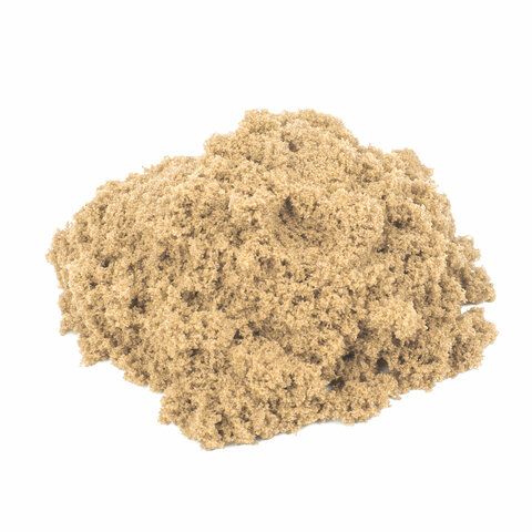 Песок для лепки кинетический BRAUBERG KIDS, песочный, 1500 г, 3 формочки, ведерко, 665096