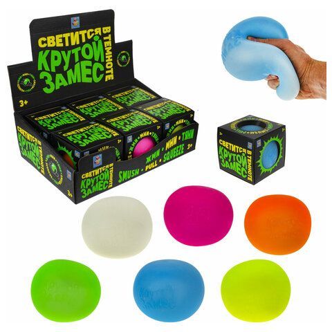 Игрушка-антистресс &quot;Крутой замес&quot;, диаметр 10 см, ассорти, дисплей, 1TOY