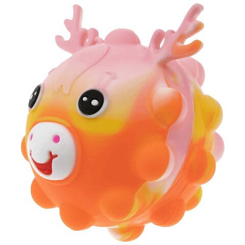 Игрушка-антистресс жмяка &quot;Оленёнок&quot;, 6,5 см, ассорти, дисплей, 1TOY, Т22989
