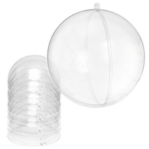 Пластиковые шары для поделок, 7 см., 5 шт., BRAUBERG HOBBY, 665390