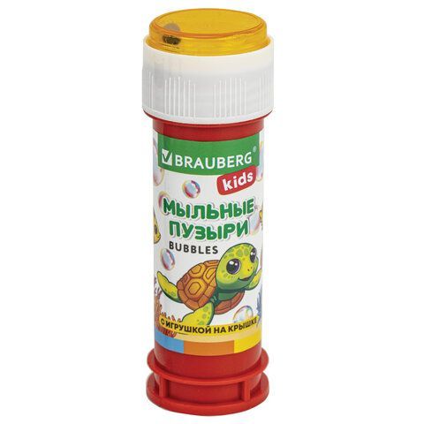 Мыльные пузыри 60 мл, с игрушкой на крышке, BRAUBERG KIDS 36 шт., 665453