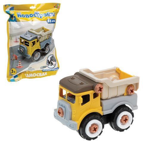 Конструктор пластиковый &quot;Новостройка&quot;, ассорти 4 вида, 32-36 элементов, 1TOY