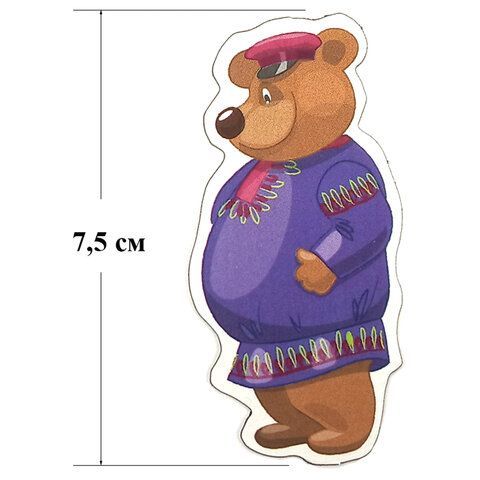 Магниты &quot;Сказки&quot;, АССОРТИ, 5 сюжетов, 10 КОР