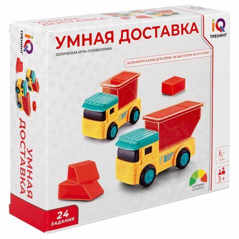 Настольная логическая игра IQ ТРЕНИНГ &quot;Умная доставка&quot;, 1TOY, Т25480