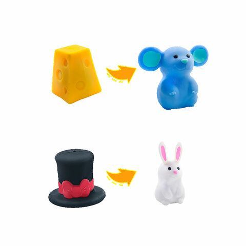 Игрушка-антистресс &quot;ШЛЯПА, СЫР, ДОМИК&quot; 6 см, ассорти 3 вида, дисплей, JOLLY JOT 12 шт. (ДЖОЛЛИ ДЖОТ), 665767