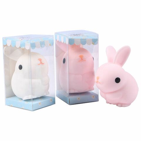 Игрушка-антистресс &quot;ЗАЙЧИК-УШАСТИК&quot;, 9х7 см, ассорти, 2 цвета, JOLLY JOT (ДЖОЛЛИ ДЖОТ), 665801