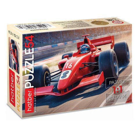 Пазл картонный 54 элемента "ОЧАРОВАТЕЛЬНЫЕ МОРДАШКИ", КОМПЛЕКТ 40 штук, 175х130мм, HATBER