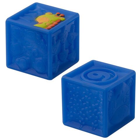 Тактильные кубики сенсорные игрушки развивающие ЭКО 9 штук, BAMBOX BABY (БАМБОКС БЭБИ), 665908