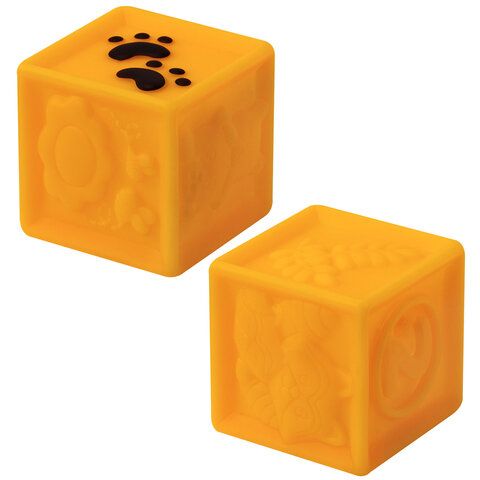 Тактильные кубики сенсорные игрушки развивающие ЭКО 9 штук, BAMBOX BABY (БАМБОКС БЭБИ), 665908