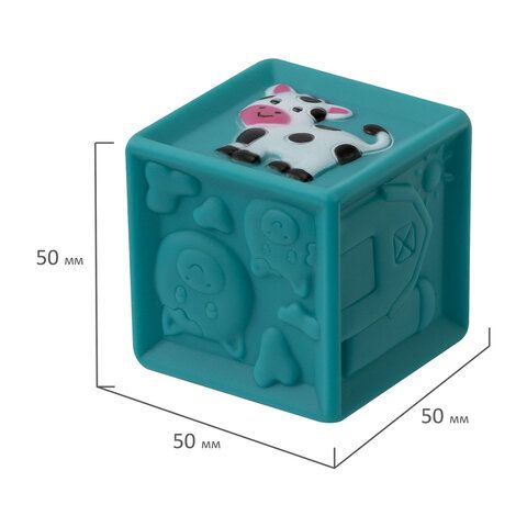 Тактильные кубики сенсорные игрушки развивающие ЭКО 9 штук, BAMBOX BABY (БАМБОКС БЭБИ), 665908