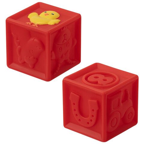 Тактильные кубики сенсорные игрушки развивающие ЭКО 9 штук, BAMBOX BABY (БАМБОКС БЭБИ), 665908