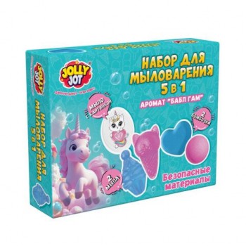 Мыло Набор для мыловарения 5в1, 2 мыла, 1 мыло-картинка, 2 бомбочки, JOLLY JOT (ДЖОЛЛИ ДЖОТ), 665985
