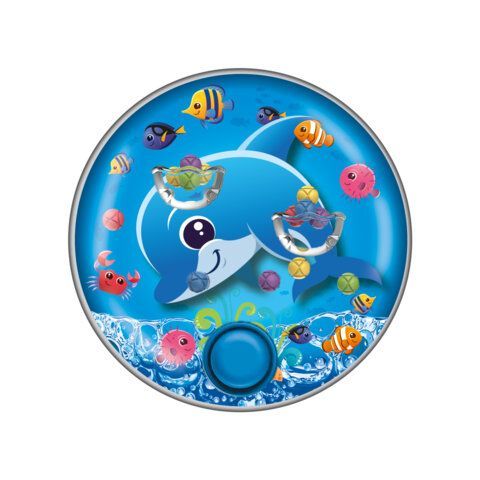 Водная игра ПОДВОДНЫЙ МИР, 10*10 см, колечки, ассорти, 4 вида, JOLLY JOT 12 шт. (ДЖОЛИ ДЖОТ), 665995
