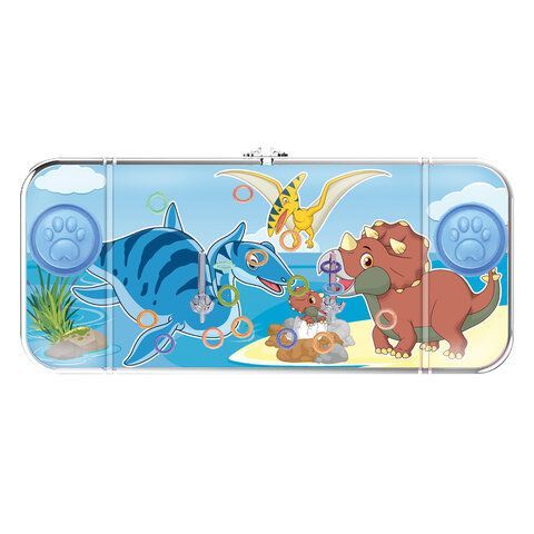 Водная игра ДИНОЗАВРИКИ, 15*7 см, колечки, ассорти, 4 вида, JOLLY JOT 24 шт. (ДЖОЛИ ДЖОТ), 665998