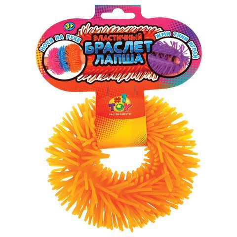 Игрушка-антистресс &quot;ЛАПША&quot; эластичный браслет, ассорти, 1TOY