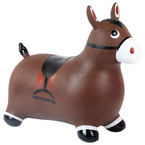 Попрыгун надувной "Лошадка", 57х27х50 см, ПВХ, насос, JOLLY JOT (ДЖОЛЛИ ДЖОТ), 666123