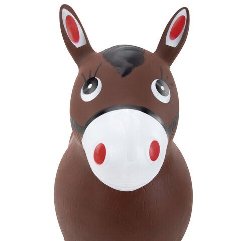 Попрыгун надувной "Лошадка", 57х27х50 см, ПВХ, насос, JOLLY JOT (ДЖОЛЛИ ДЖОТ), 666123