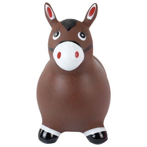 Попрыгун надувной "Лошадка", 57х27х50 см, ПВХ, насос, JOLLY JOT (ДЖОЛЛИ ДЖОТ), 666123