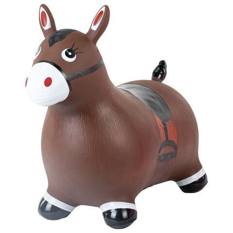 Попрыгун надувной "Лошадка", 57х27х50 см, ПВХ, насос, JOLLY JOT (ДЖОЛЛИ ДЖОТ), 666123