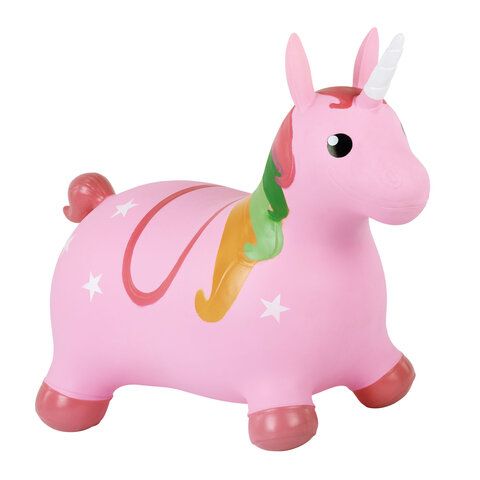 Попрыгун надувной "Единорог", 57х27х50 см, ПВХ, насос, JOLLY JOT (ДЖОЛЛИ ДЖОТ), 666128