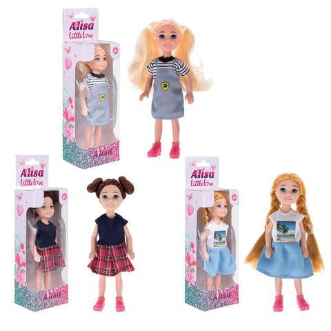 КУКЛА &quot;Alisa Little Love&quot;, 14,4 см, АССОРТИ, 3 вида, 1TOY
