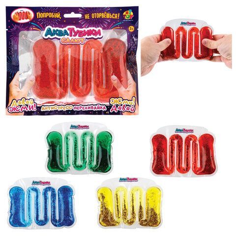 Антистресс-Переливайка &quot;АКВАТУБИКИ&quot;, АССОРТИ, 12 видов, 1TOY