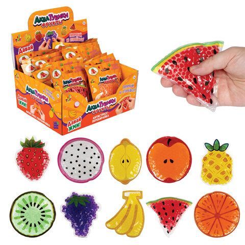 Антистресс-Переливайка &quot;АКВАТУБИКИ ВКУСНЯШКИ&quot;, АССОРТИ, 20 видов, 1TOY