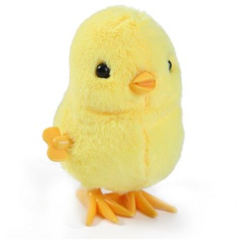 Игрушка мягкая заводная Цыпленок, высота 9 см, ассорти 2 цвета, WOOZOO (ВУУЗУ), 666187