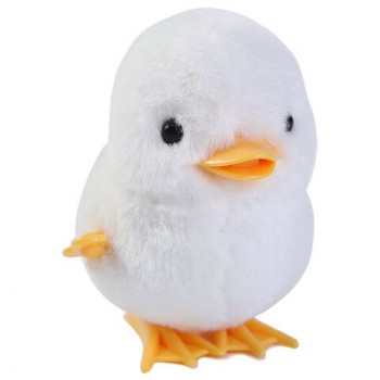 Игрушка мягкая заводная Уточка, высота 9 см, ассорти 2 цвета, WOOZOO (ВУУЗУ), 666188
