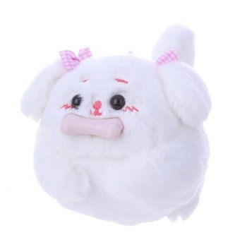 Игрушка пищалка мягкая заводная Собака, высота 9 см, ассорти 2 цвета, WOOZOO (ВУЗУ), 666196