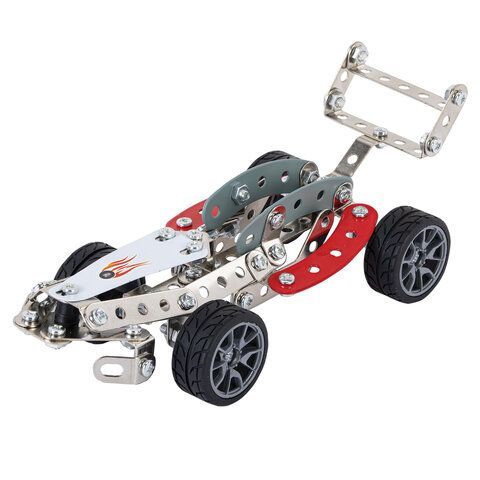 Конструктор металлический "Гоночный болид", с подвижными деталями, 146 элементов, BAMBOX, 666365