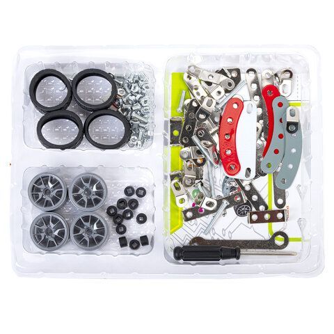 Конструктор металлический "Гоночный болид", с подвижными деталями, 146 элементов, BAMBOX, 666365