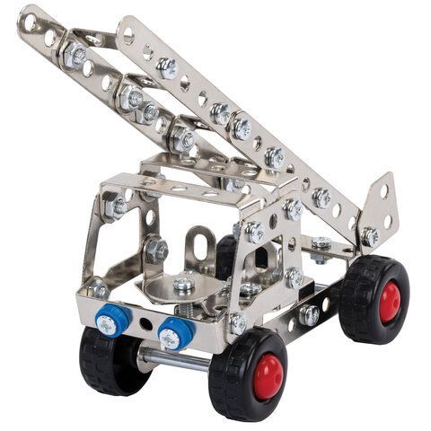 Конструктор металлический "Строительная техника 3в1", подвижные детали, 137 элементов, BAMBOX, 666369