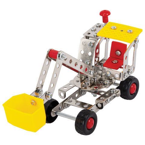 Конструктор металлический "Строительная техника 5в1", подвижные детали, 139 элементов, BAMBOX, 666370