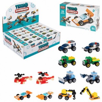 Конструктор малый Blockformers "ТЕХНО КОЛЛЕКЦИЯ", ассорти 6 видов, дисплей, 1TOY, Т25502