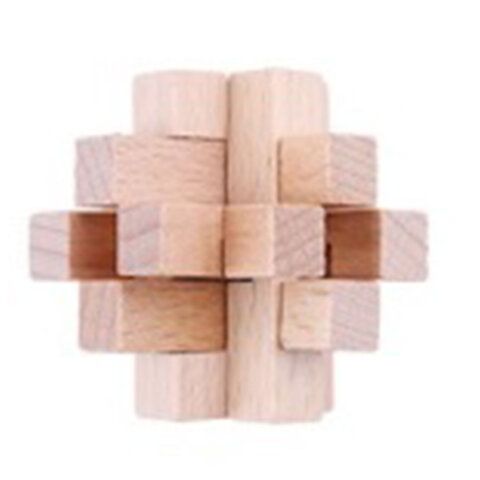 Головоломка деревянная, ассорти, 12 видов, МозгоМина, 666424