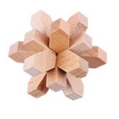 Головоломка деревянная, ассорти, 12 видов, МозгоМина, 666424