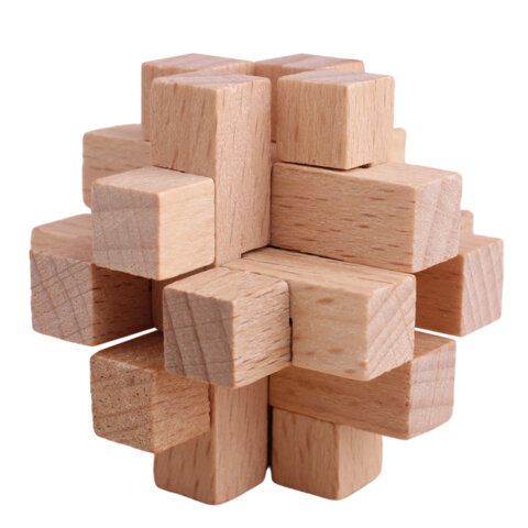 Головоломки деревянные, набор 9 штук, разные уровни сложности, МозгоМина, 666425