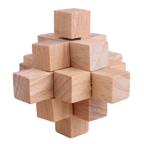 Головоломки деревянные, набор 9 штук, разные уровни сложности, МозгоМина, 666425