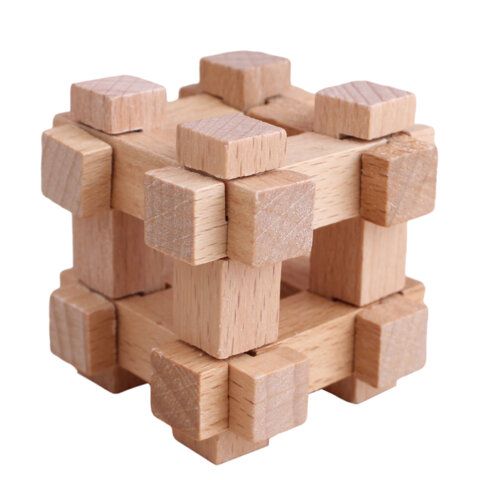 Головоломки металлические и деревянные, набор 6 шт, разные уровни сложности, МозгоМина, 666427