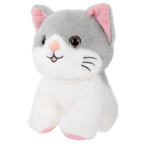 Игрушка мягкая "Котик", 23 см, ассорти 2 цвета, WOOZOO (ВУЗУ), 666778