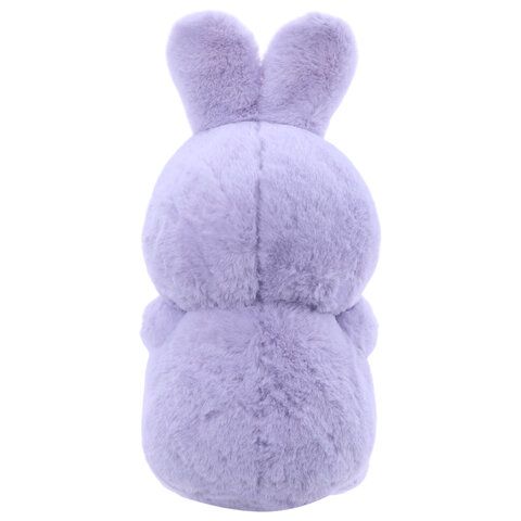 Игрушка мягкая "Зайчик с морковкой", 20 см, цвет лиловый, WOOZOO (ВУЗУ), 666786