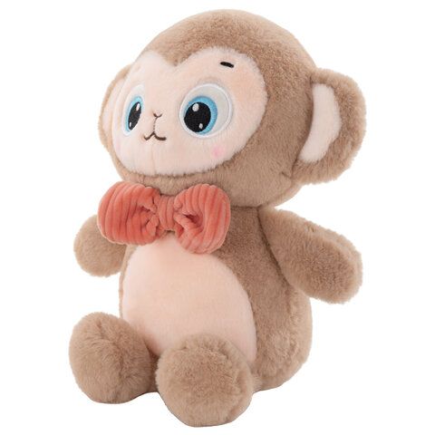 Игрушка мягкая "Обезьянка", 25 см, цвет коричневый, WOOZOO (ВУЗУ), 666790