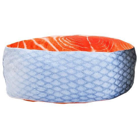 Игрушка мягкая "СТЕЙК ЛОСОСЯ", ткань Вельбоа, 32х22 см, WOOZOO (ВУЗУ), 666981